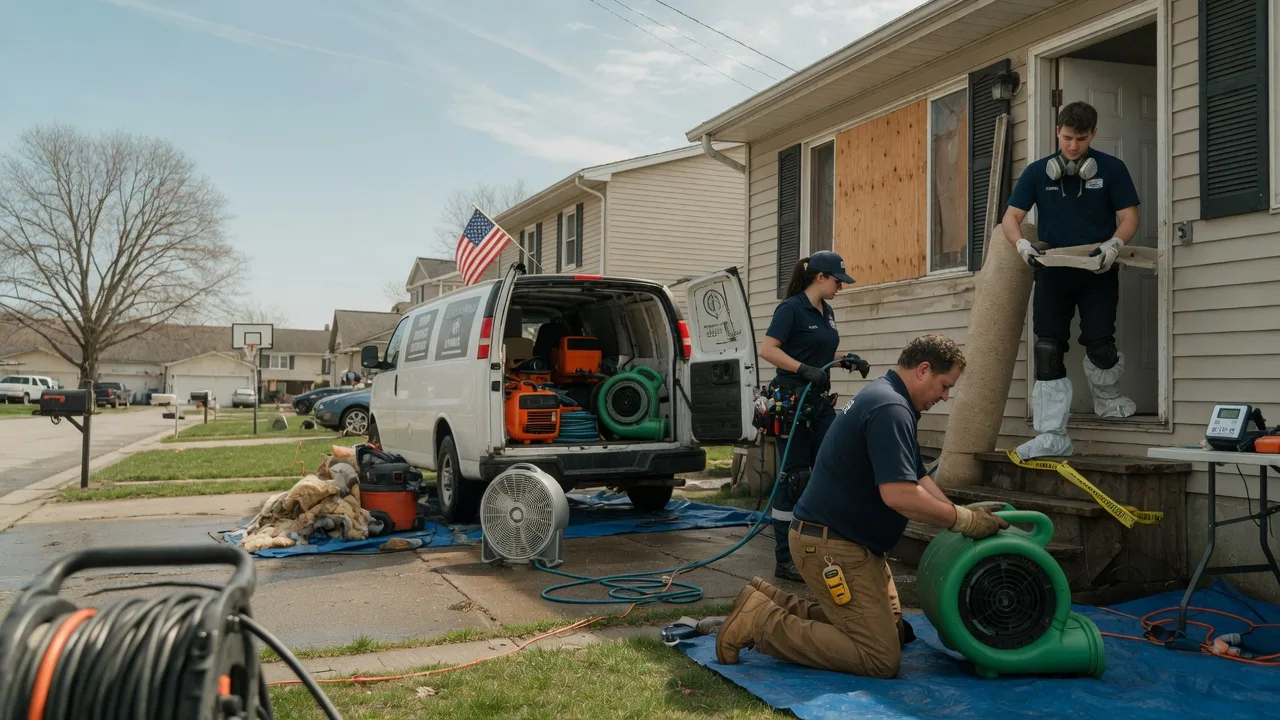 Water Damage Restoration in Enning, SD near me